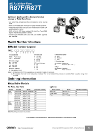 R87f R87t Ac Axial Flow Fans Manualzz Com