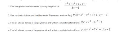 The result obtained after the division is known as the quotient and the number left over is the remainder. 1 Find The Quotient And Remainder By Using Long Chegg Com