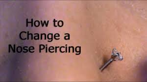 What's the l shape of a nose ring? How To Change A Nose Piercing 15 Steps With Pictures Wikihow