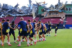 La demolición recibe a Suecia en su base del Mundial durante obras del FC Dallas