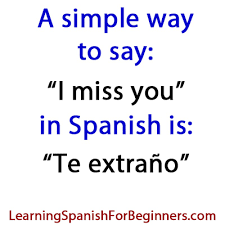 It all comes down to the way you say that critical but very important word, so to do it, take into account the following: How Do You Say I Miss You In Spanish And Other Useful Phrases Learning Spanish For Beginners