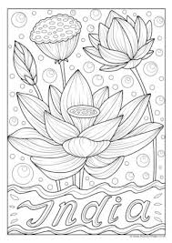 Coloring pages to download and print. India Colouring Pages