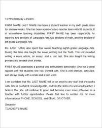 Do not expect the same recommendation letter for student from teacher since different students have different interests and accomplishments. Letter Of Recommendation Student Teacher Example