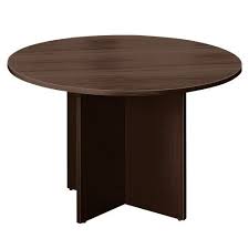 Contemporary Round Table With Cross Base 48 Furniture Table Home Decor
