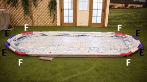 Installation Piscine Bestway Power Steel Ovale Youtube