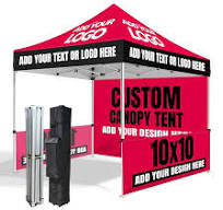 Amazon.com : Custom Canopy Tent 10x10 with Logo ...