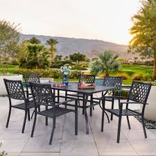 The addition of a patio table or a conversation set can elevate your backyard to a warm and inviting area perfect for hosting all your outdoor gatherings. Patio Dining Sets On Sale Now Wayfair