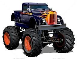 Cartoon Monster Truck Monster Trucks Cartoon Monsters Truck Detailing