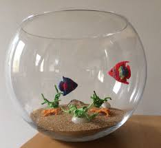 Amigurumi Poisson Miniature Avec Son Bocal Aquarium Amigurumi Fait Main Au Crochet Poisson Dans Son Bocal Personnalisabl In 2020 Crochet Fish Chrochet Miniatures