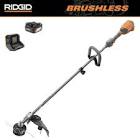 18V Brushless Cordless Battery String Trimmer & Leaf Blower Kit with 4.0Ah Battery ... RIDGID