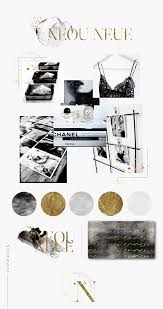 Black And White Branding Inspiration Custom Affordable Logo Design Service Gold Graphic Design Hair Logo Design Branding Website Design