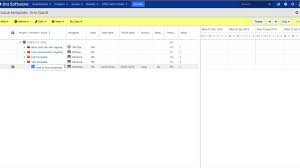 create and use issue template in wbs gantt chart for jira