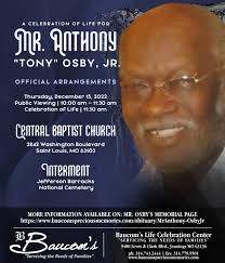 Obituary for Mr. Anthony ("Tony") Osby, Jr.