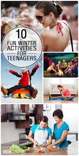 Looking for indoor activities for kids this winter? 10 Fun Winter Activities For Teenagers Activities For Teens Winter Activities Teenager Activities