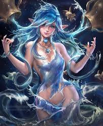 Horoscope Series Aquarius Sakimichan Art Anime Zodiac Zodiac Art