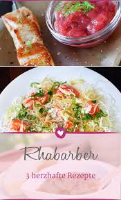 Rhabarber Mal Anders So Schmeckt Er Auch Herzhaft Einfach Lecker Rezept Rhabarber Kochen Rezepte Herzhaft Rhabarber