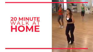 20 Minute Walk At Home Exercise Fitness Videos Youtube