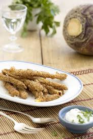 Gebackene Haselnuss Steckruben Mit Petersilien Mayonnaise Steckruben Rezepte Steckrube Rezepte