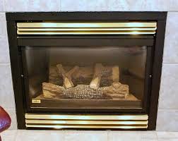 Fireplace Makeover Spray Paint Magic