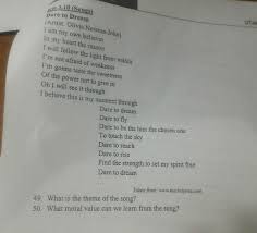 We did not find results for: 1 What Is The Theme Of Thw Song 2 What Moral Value Can We Learn From The Song Brainly Co Id