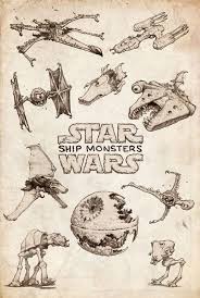 Star Wars Ships Reimagined As Cartoon Monsters Star Wars Ships Star Wars Spaceships Star Wars Pictures