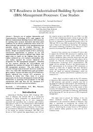 While the latter are more popular, timber building frame systems also have its own niche market. Pdf Ict Readiness In Industrialised Building System Ibs Management Processes Case Studies Peniel Ang Academia Edu