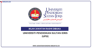 Universiti sains islam malaysia (usim) 19. Jawatan Kosong Terkini Universiti Pendidikan Sultan Idris Upsi Kerja Kosong Kerajaan Swasta