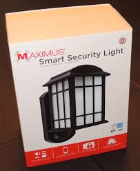 Maximus Smart Security Light Review The Gadgeteer