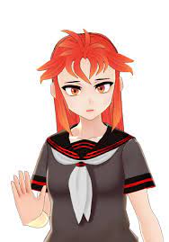 Moeko Rakuyona, she was my favorite.(I'm working on making the correct  outfit)(Vroid) : r/yandere_simulator