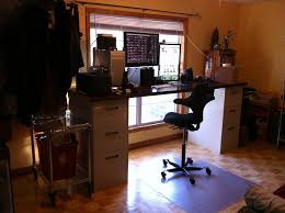 The average desk height is 29 inches tall (approx. Can I Use A 6 Foot Long Table As The Base For A Stand Up Desk Home Improvement Stack Exchange