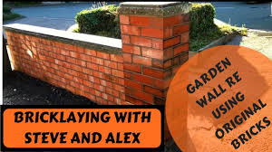 Check spelling or type a new query. Bricklaying Garden Wall Re Build With Original Bricks And Copings Youtube