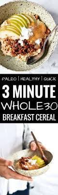 3 Minute Ultimate Paleo Breakfast Porridge Paleo Gluten Free Eats Recipe Paleo Recipes Breakfast Whole 30 Breakfast Easy Healthy Breakfast