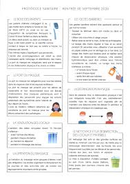 Un protocole sanitaire renforcé pour assurer la protection de tous dans les écoles, les collèges et les lycées. 28 Aout Communication Protocole Sanitaire Ecole Maternelle Mairie De Sernhac