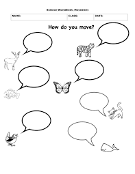 How Animals Move Science Worksheets Free Kindergarten Worksheets Kindergarten Worksheets Printable