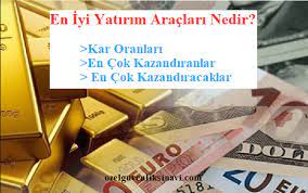 Hangi yatırım aracını kullanacağınızın en belirleyici olan kriteri sizsiniz. En Iyi Yatirim Araci 2021 Getiri Karsilastirmali Analiz