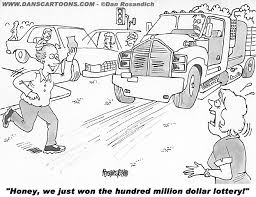 Lottery Cartoon Winning Lottery Ticket Cartoon Lottery