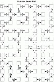 Numner Snake Mental Maths Worksheets Free Printable Math Worksheets Kids Math Worksheets