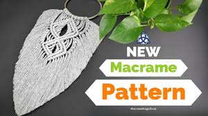 Maybe you would like to learn more about one of these? Diy New Macrame Feather Pattern Modern Macrame Wall Hanging Tutorial Youtube