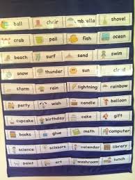 free pocket chart words fall words weather words beach