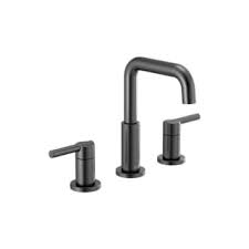 I have an older delta t2710 brass roman style faucet with matching sink and shower faucets. Delta 35849lf Bl Matte Black Nicoli 1 2 Gpm Widespread Bathroom Faucet With Pop Up Drain Assembly Faucet Com