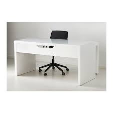 Malm White Desk With Pull Out Panel 151x65 Cm Ikea Ikea Malm Desk White Paneling Ikea