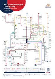 Great for everyday reference or tourist use. Transit Maps Official Map Klang Valley Integrated Transit System Malaysia 2021