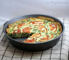 Tomato Bacon Spinach Quiche Recipe Delicious Healthy Recipes Cooking Dishes Food