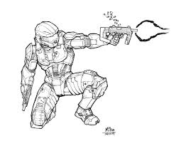 Halo Master Chief Coloring Pages Halo Drawings Halo Master Chief Halo Armor