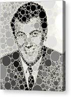 Bubble Art Rock Hudson Canvas Print by Esoterica Art Agency