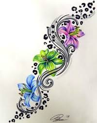 Cheetah print pieces may take form of the real striking large tattoo designs, or cute marks of admiration for the mighty mammal. Colorful Leopard Print Flower Tattoo Design Cheetah Print Tattoos Flower Tattoo Designs Hibiscus Tattoo