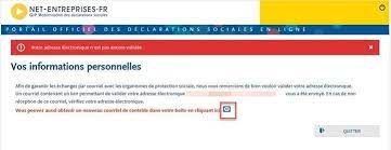 Maybe you would like to learn more about one of these? Important Confirmation Obligatoire De Vos Coordonnees Mail Et Telephone Net Entreprises Fr