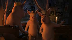 In shrek, they are friends with the wolf. Cbbc Shrek The Pig Who Cried Werewolf