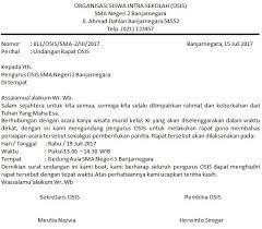Dinas industri dan perdagangan pemerintah daerah kota yogyakarta provinsi d.i yogyakarta jl.swk 104 (lingkar. Andaikanlah Kamu Menjabat Ketua Osis Buatlah Sebuah Surat Dinas Berisi Undangan Rapat Mengundang Brainly Co Id