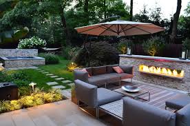 Garden Design Idea For Backyard Garden With Pergola Sitting Area Outdoor Fireplace Designs Small Backyard Landscaping Backyard Landscaping Designs